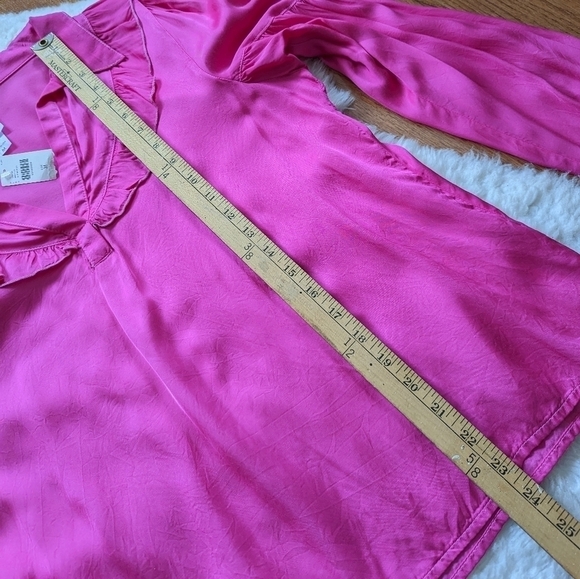 Anthropologie amadi pink blouse medium - Picture 14 of 15